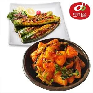 [도미솔김치][도미솔] 박미희 총각김치 3kg+오이통김치 2kg