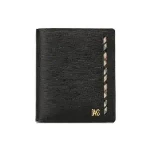 [롯데백화점]닥스 액세서리 [선물포장/쇼핑백동봉]다크브라운 골드  로고 중지갑 DBWA2F913W3