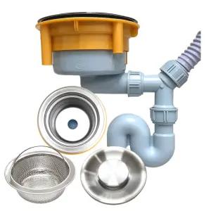 싱크대 대형 엔지 올스텐 배수구세트 악취차단 배수통 배수구교체 코트랩
