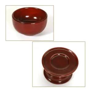 국산 고급 오리목 제기술잔세트 (잔+잔대)2p         낱개판매/단품판매