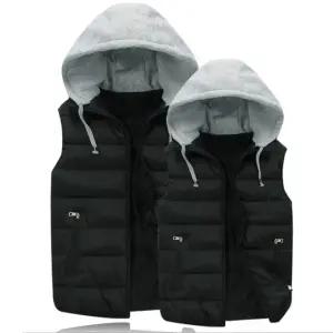 남녀공용 면후드 패딩조끼 남성 여성 커플 WI001PV