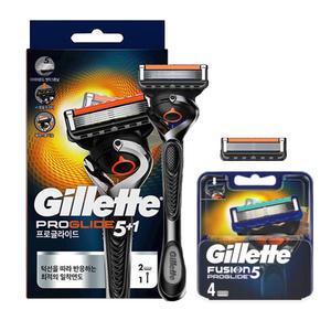 질레트 프로글라이드 면도날 6입+프로글라이드 면도기