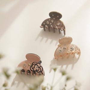 [바이데이지] 미니 장미 포인트 헤어집게핀 Bh0703