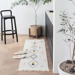 [시나앤소모]헤일리 태슬 다용도매트 50X150