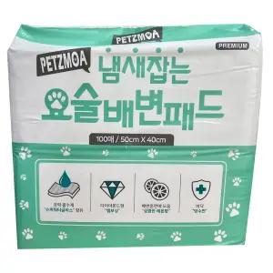 페츠모아 냄새잡는 요술배변패드 100장 / 써클