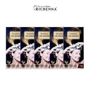 리체나 샴푸형 3분 염색제 5박스