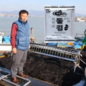 무안 갯벌 도리포 돌김 천일염으로 구운김 100장