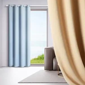 암막커튼 210 거실 안방 방한 방풍 아파트 양면 봉커튼