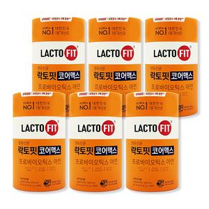 종근당건강 락토핏 코어맥스 60포 6통 생유산균 프로바이오틱스