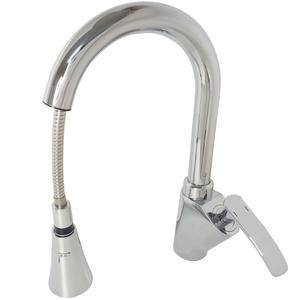 대성금속 Z1021K 주방 싱크대 거위목 수전 씽크 씽크대 입수전 원홀 대붙이 싱크 수도꼭지 국산 고급