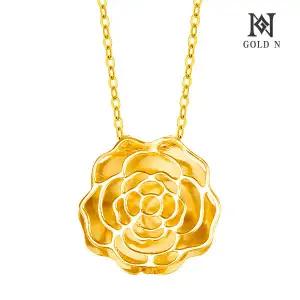 골드앤 순금 24K 골든명화 목걸이 1.92g (만개장미)