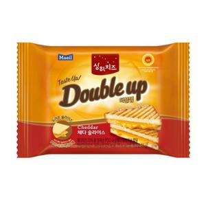 매일유업 상하치즈 더블업 체다슬라이치즈 240gx4팩 (총40매)/냉장무료배송