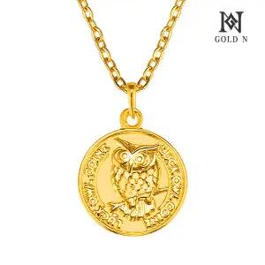 골드앤 순금 24K 부엉이 코인 목걸이 소 1.76g
