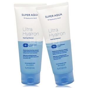 미샤 수퍼아쿠아 울트라 히알론 포밍클렌저 200ml+200ml