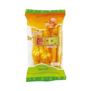 에코푸드 호박맛 쫀디기 70g 추억 간식 쫀드기 설탕