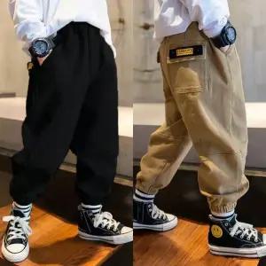 [삐삐네옷가게] 남아 주니어 봄 가을 보이즈조거 면바지 시보리 팬츠 단품