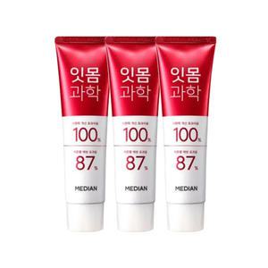 메디안 잇몸과학 치약 스트롱민트 120g 3입