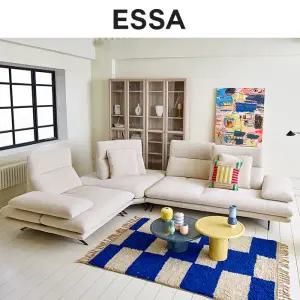 [롯데백화점]에싸 윌든 4인 코너형 스윙기능 카시미라 패브릭 소파