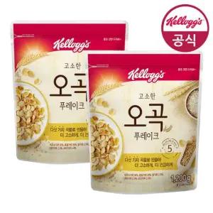켈로그 시리얼 오곡 푸레이크 1200g x 2개