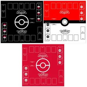 포켓몬카드 게임판 2인용 플레이 매트 고무 매트 1개