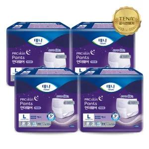 테나 언더웨어 나이트 맥시 대형 10매x4팩(총40매) 야간용 숙면 요실금 팬티 성인용기저귀