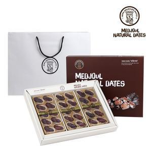 만수르의간식 이스라엘 메드쥴품종 대추야자 선물세트 700g 10개x3팩) 쇼핑백)