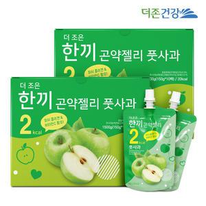 더존건강 한끼 곤약젤리 풋사과 150g 10팩 2박스
