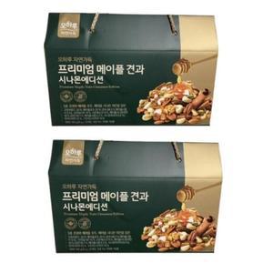 [오하루] 메이플 견과 시나몬 에디션 자연가득 20봉 2박스