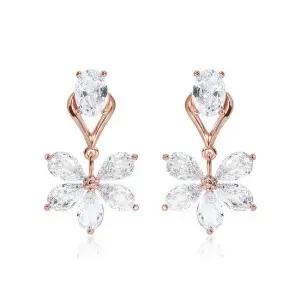 [루브르파리] 14k G.F 카니모아 플라워 드롭 귀걸이 EA3003