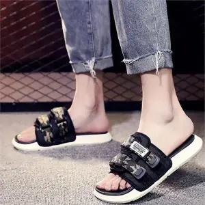 [셀러허브][라일리] Rly 스타일리쉬 찍찍이 남여공용 여름 커플 슬리퍼 실내화 (S9661011)