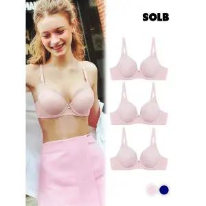 [솔브]올라운더 더블 다운핏 브라 A-G컵 3매입(SSET825)