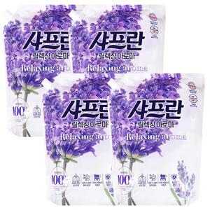 샤프란 시어버터 릴렉싱 아로마 리필 2.1L 4개