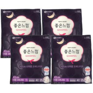 좋은느낌 수퍼롱 오버나이트 42cm 4개 x 12팩
