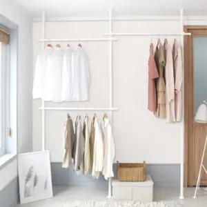 [텐바이텐]아도라하우스 모노 기둥식 행거 25파이 3단