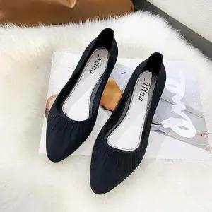 [셀러허브]여성 잔주름 레인슈즈 장마철 웨지힐 구두 (S18729999)