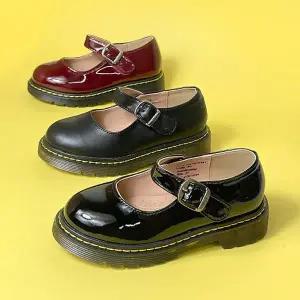 여아구두 학생화 아이돌 통굽 새학기 에나멜 로퍼