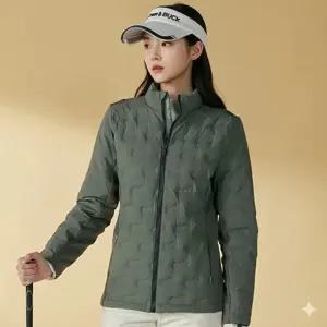 [커터앤벅]커터앤벅 여성 시그니처 바이브 스윙 하이브리드 다운자켓 GN