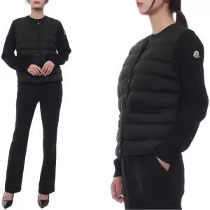 [몽클레르](마산점) 24FW 여성 니트 믹스 패딩 점퍼 (9B00006 M1131 999 24F)