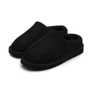 낫소 웰튼 스웨이드 방한 슬리퍼_블랙