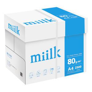 밀크 A4 복사용지(A4용지) 80g 2500매 1BOX_슈팅