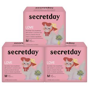 시크릿데이 러브 중형 16개입 3팩 (총48개)