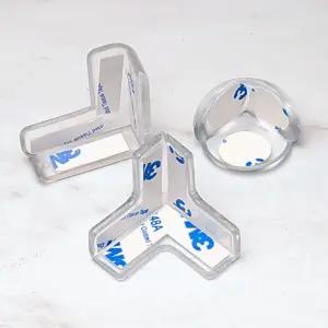 3M 투명 실리콘 모서리보호대 아기안전 모서리 가드