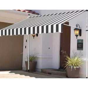 천막어닝 수동 농막 현관 차양막 수동 비가림막 카페