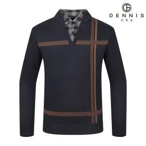 [인기상품재입고]데니스골프 남성 밍크 본딩 레이어드셔츠_FAPWMSP114