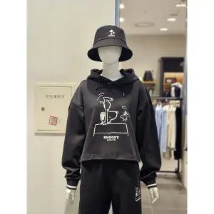 [클라이드앤](김해점)[클라이드] 여성 스누피 후드 기모티셔츠  FODTS970F