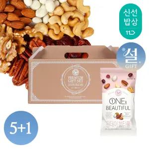 [산과들에][5+1] 원데이뷰티풀 20봉 하루견과 설 명절 선물세트 / 견과 견과류 간식