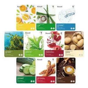 [NS홈쇼핑]리코셀 네이처리커버리 마스크팩 100매 2번세트 탄력 영양 보습 저자극 1일1팩..[34717074]