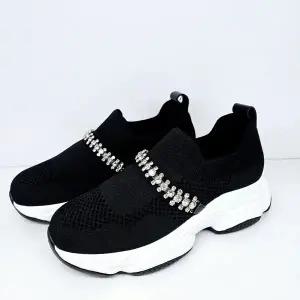 [엘칸토]여성 보석장식니트 스니커즈 LCWS12U513-19_KG