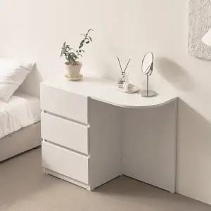 보루네오 마르체 모어 E0 라운드 서랍장 콘솔 화장대 1000 BHS015C