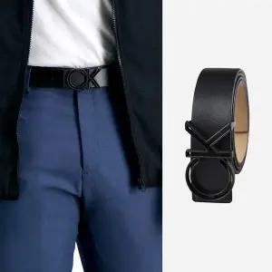 [Calvin Klein ]캘빈클라인 남성 가죽 로고 벨트 허리띠